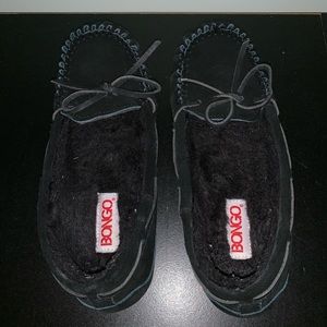 Black Bongo Moccasins